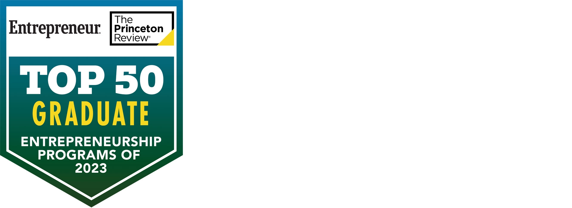 The Princeton Review - Top 50 Ranking Badge 2023